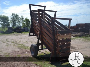 cargador de hacienda en madera dura imagen