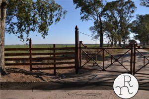 imagen porton de entrada campo